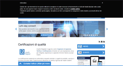Desktop Screenshot of lrqa.it