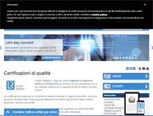 Tablet Screenshot of lrqa.it
