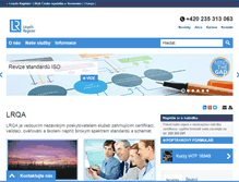Tablet Screenshot of lrqa.cz