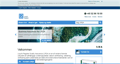 Desktop Screenshot of lrqa.dk