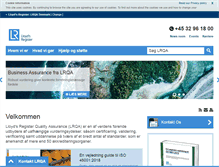 Tablet Screenshot of lrqa.dk