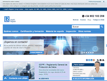 Tablet Screenshot of lrqa.es