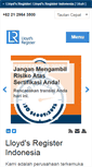 Mobile Screenshot of id.lrqa.com